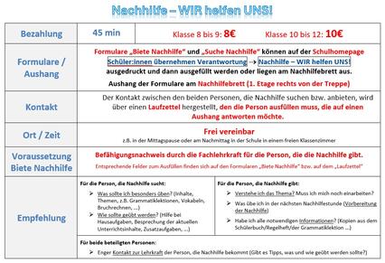 Nachhilfe
